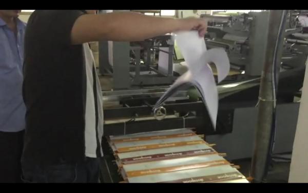 Energy Saving Glue Binding Machine / Automatic Pad Binding Machine