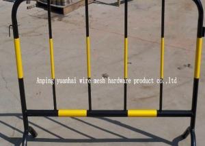 China Soft Steel Tube Powder Coated Secure Temporary Fencing , Steel Security Fence Portable on sale