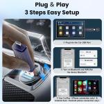 Wired To Wireless Adapter Carplay & Android Auto 2 in 1 Dongle Mini SEPro Ai Box