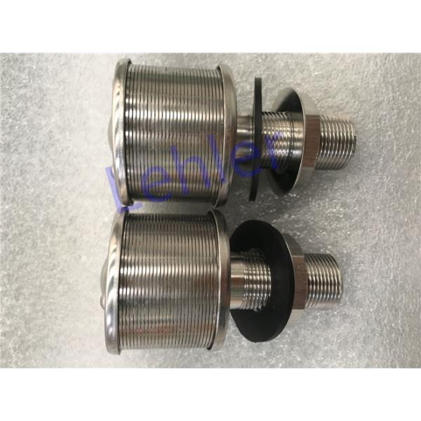 316L Sand Filter Nozzles , Wire Screen Filter Nozzle Easy To Clean By Backwash