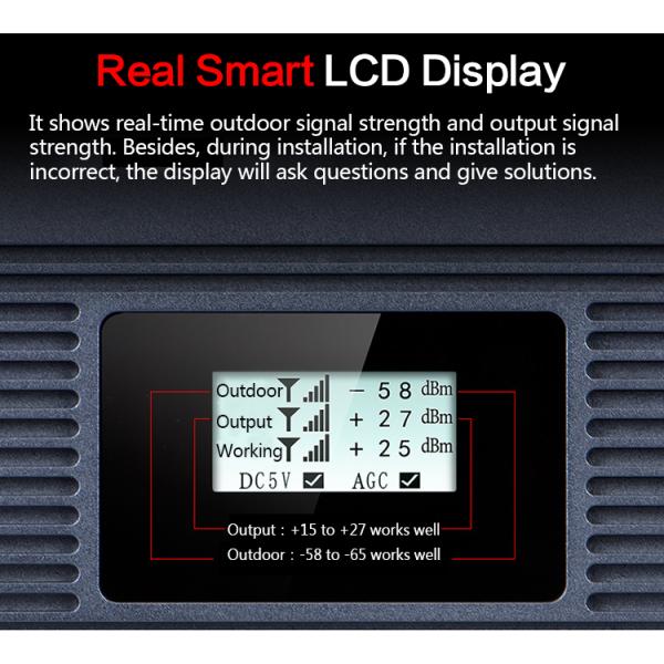 80dB Gain ALC MGC GSM Signal Booster With N Female RF Connect