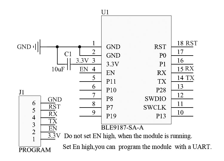 Ingchip Ing9187 RTS Module Wireless Cansec Ble 5.1 Module