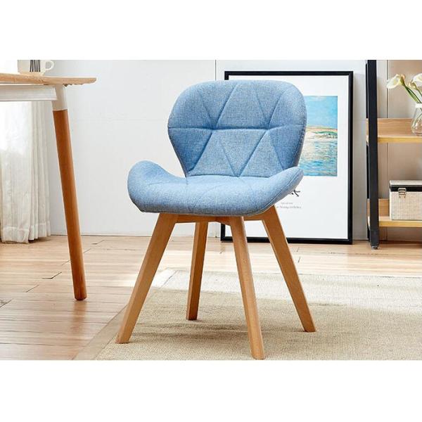 Beech Leg Modern Wood Dining Chairs Ergonomics For Leisure Domestic