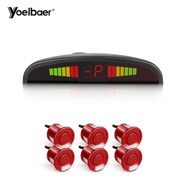 Quality Rear Front Reverse Parking Sensor Plastic With Digital LED Color Display for sale