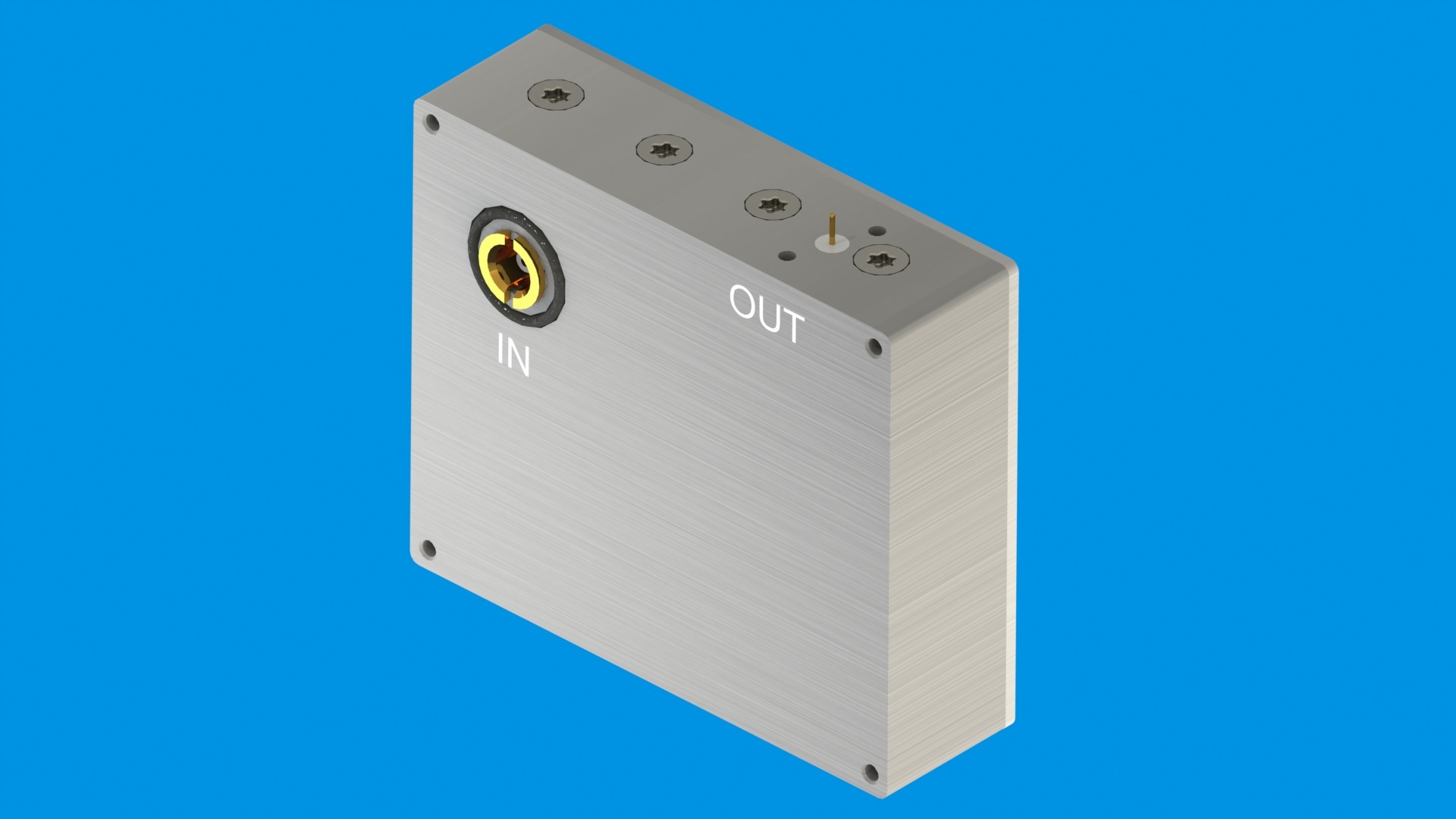 1575.42 MHz Customized Waveguide Low Insertion Loss Bandpass Filter JT-QTF-1575-MCX-1