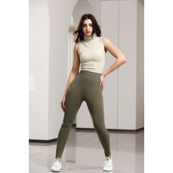 High Collar Sculpting Yoga Sleeveless Camisole Anti Bacterial