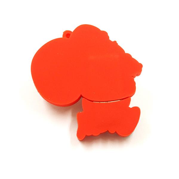 Open Mold 128GB Custom USB Flash Drives Christmas Cartoon Shapes USB 2.0 USB 3.0