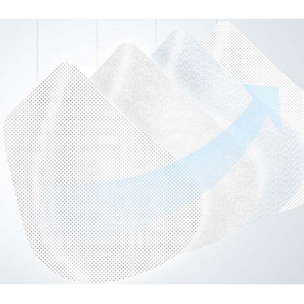 Antibacterial KN95 Face Mask , Anti Pollution Face Mask Folding Thinsection