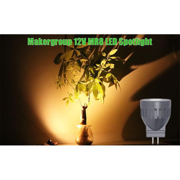 2.5W 12V MR8 LED Bulbs 2700K Ra90 Dimmable LED Spotlight With GU4 Base Type