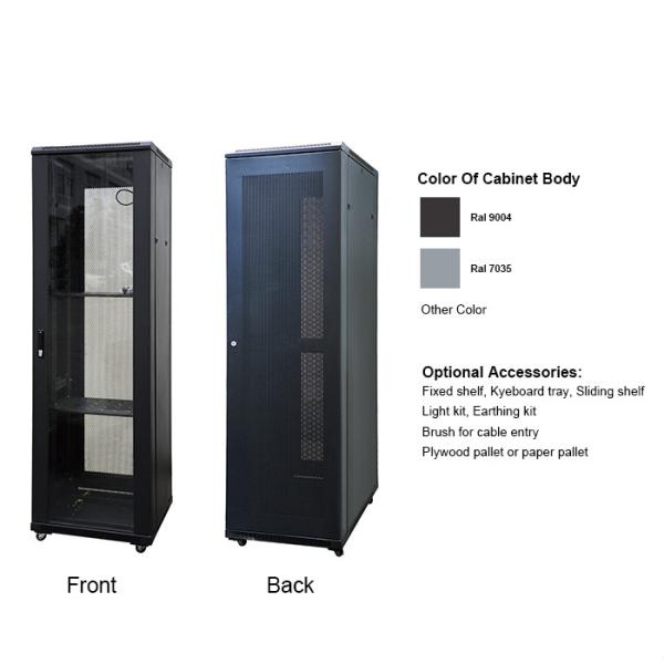 Quality 800x1000 Floor Standing Data Entry Network Rack Cabinet for sale