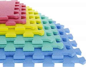 China EVA Foam Mat Tiles - Interlocking Padding for Garage, Playroom, or Gym Flooring - Workout Mat or Baby Playmat on sale