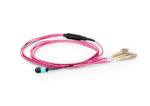 Pull Push MPO Patch Cord For Trunk Cable Single Mode 0.35dB Insertion Loss