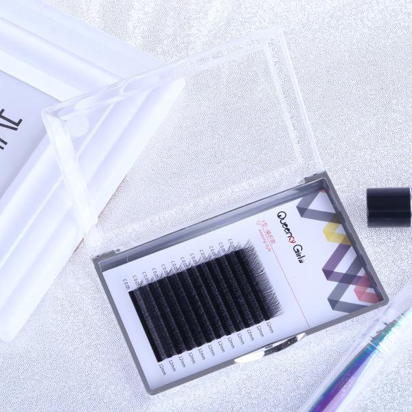 Hand Made Individual Eyelash Extensions 0.05mm Y Shape Synthetic Hair Material