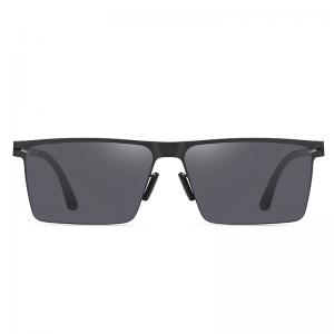 China Ultralight Metal Frame Sunglasses Double UV Coating  , Male Sunglasses For Driving on sale
