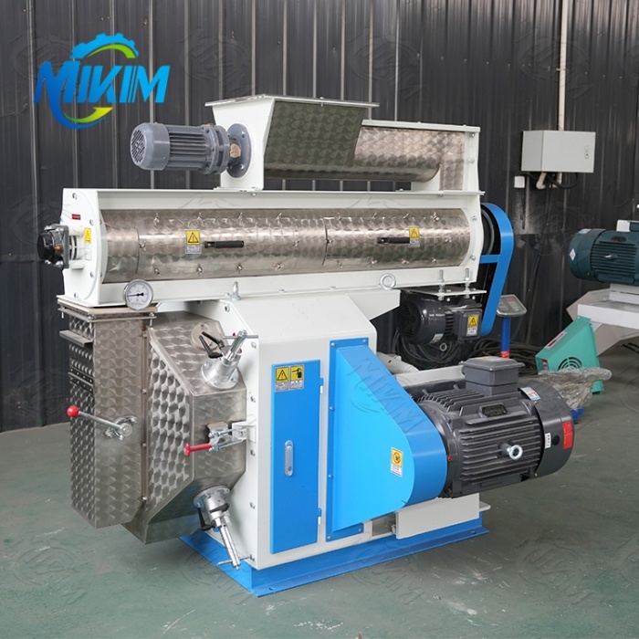 Small Automatic Chicken Animal Feed Pellet Mill Flat Die Granulator