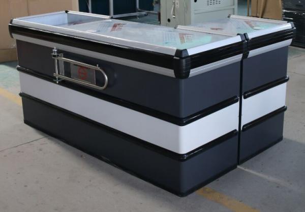 Quality Customized Supermarket Cashier Checkout Counter Table With Long Life Time for sale