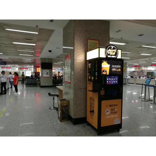 Automatic Coin / Bill Operated Italian Expresso Coffee Machine With Payment System