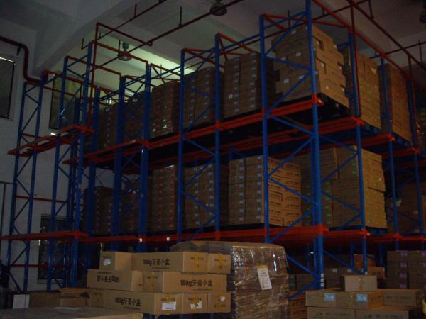 Quality both side access double - deep Drive In Pallet Racking for industrial storage for sale