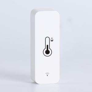 China Glomarket Wireless Network Temperature  Humidity Sensor Circular Temperature  Detector   Support App Control on sale