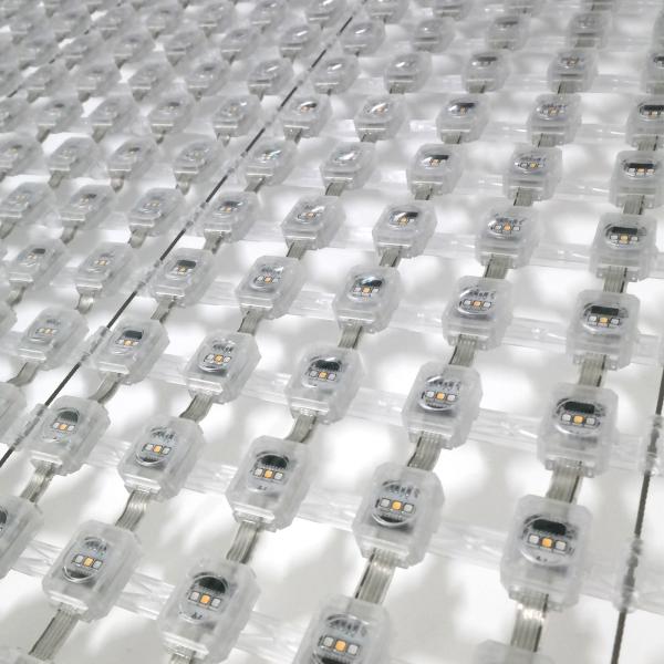 P50 P100 RGBW LED Mesh Screen For Electronic Advertising Board Shopping Mall