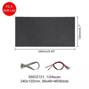 Circular Curved Modular LED Display Panels Indoor Roll Folding