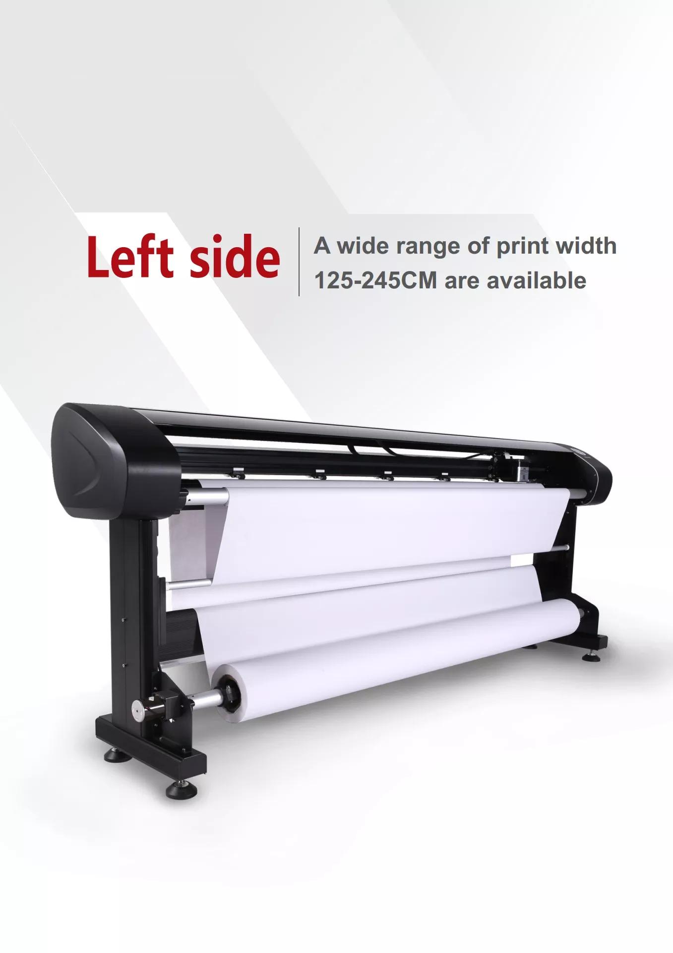 DXF Support 190-250cm Paper Width Inkjet Paper Pattern Plotter for Garment Printing
