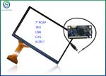 7 Inch 16:9 Projected Capacitive Touch Screen With USB Interface , COB Type