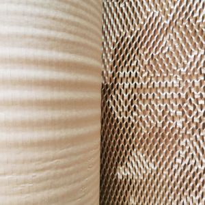 Buy cheap 80gram Kraft 38CM*100M Honeycomb Packaging Paper Eco Friendly from wholesalers