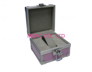 Wholesale Aluminum Watch Cases/Watch Carrying Cases/Watch Boxes/ABS Watch Cases/Pink ABS Watch Cases from china suppliers