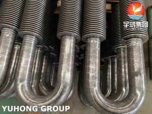 China Stainless Steel Finned Tube Seamless U Bend Heat Exchanger Tube For Piping System on sale