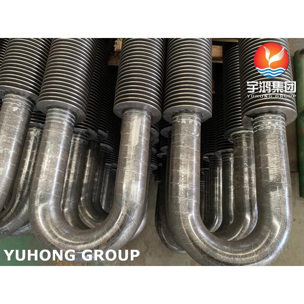 Stainless Steel Finned Tube Seamless U Bend Heat Exchanger Tube For Piping System