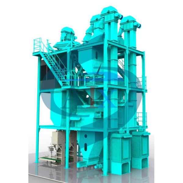 High efficiency feed pellet making processing plant animal feed production line