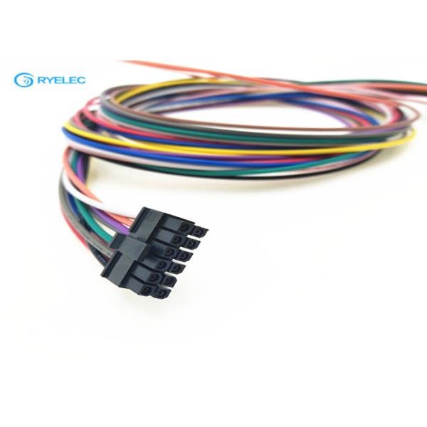 Micro Fit Plug Connector Wiring Harness Pressing / Soldering Types Processing Ways