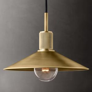 China Utilitaire Metal Slope Shade Suspended Pendant Light Lamp 85-265 Volts on sale