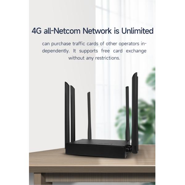 300Mbps 4G Wifi Router Chipset MTK7628 12V DC Power 1 SIM Card Support
