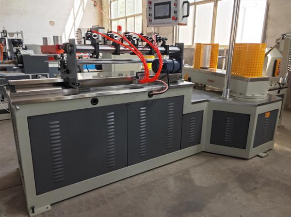 Quality Multi Knife Paper Pipe Making Machine Two Heads Model CNC Controlled for sale
