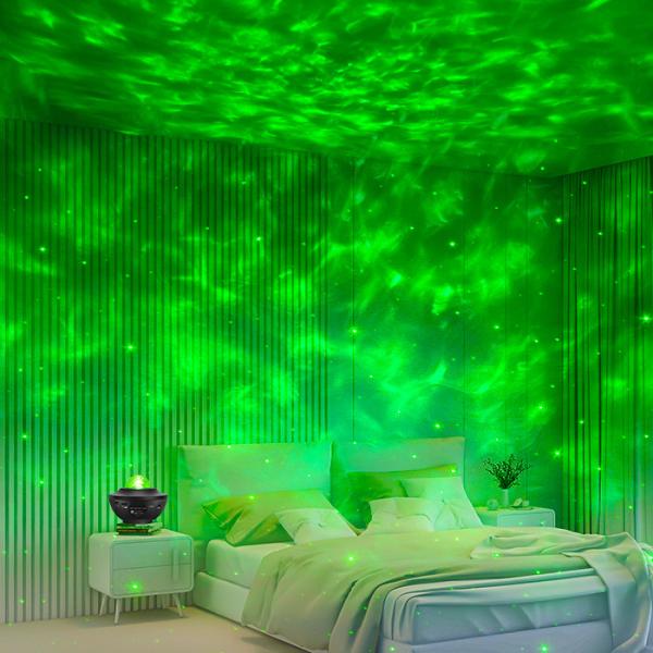 Bluetooth Galaxy Ocean Wave Star Projector Light 5V 3W Multicolor