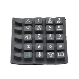 Wholesale Custom Silicone Keyboard Remote Control POS Button Elastomer Keys from china suppliers