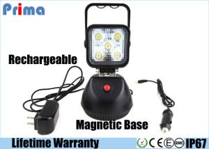 Rechargeable LED Work Lights With Magnetic Base Dimmable Style 15W Power