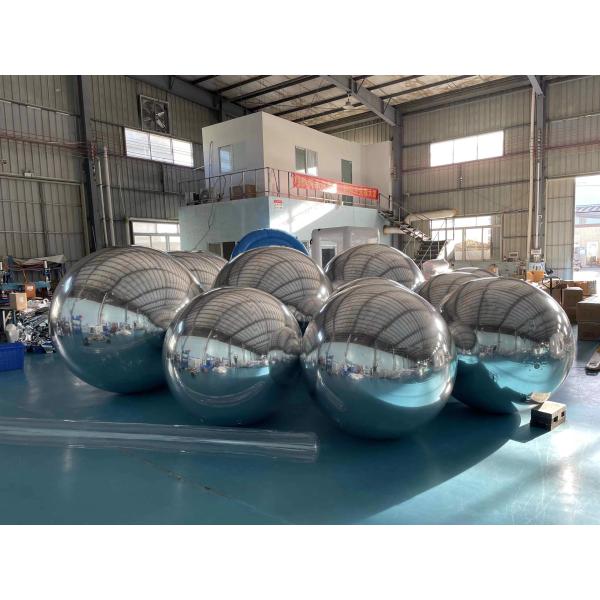 Double Layer PVC Large Mirror Ball Outdoor Decorative Inflatable