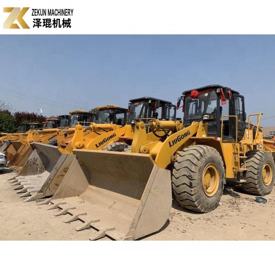 Liugong ZL50 Used Wheel Loaders ZL50CN 162KW 17000 Kg Machine Weight