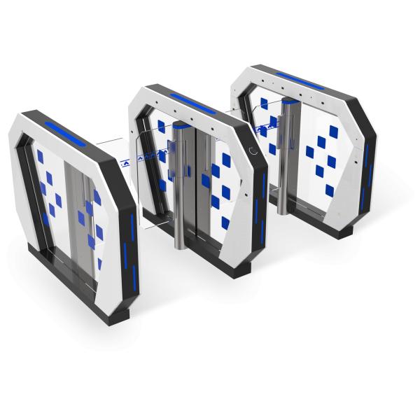 Indoor Office Security Swing Gate High Speed Access Control Speed Gate Turnstile