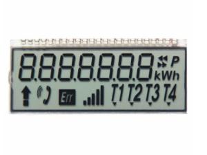 Wholesale 12 O'Clock 7 Digit Tn Panel Display , Twisted Nematic Lcd For Communications / Telephone from china suppliers
