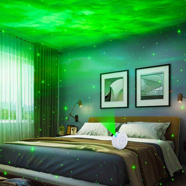Bedroom Smart Galaxy Light Projector , Flexible Timing Galaxy Projector Google Home