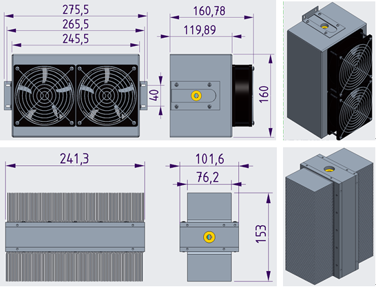 Thermoelectric Cooling Solution Peltier Liquid Cooler For Electronics