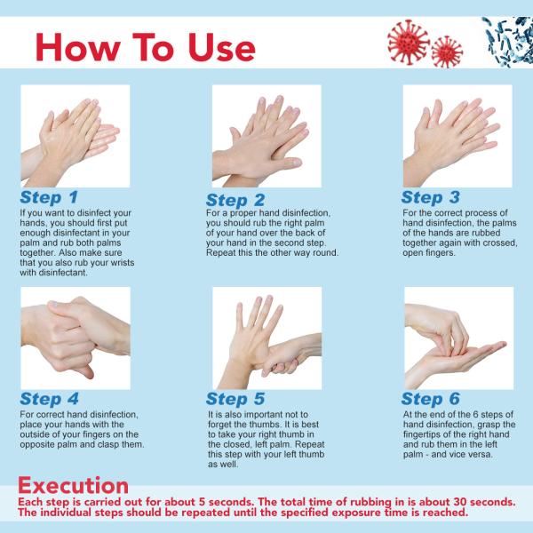 Portable Antibacterial Medical Hand Sanitizer 200ml 75% Alcoholic Hand Sanitizer