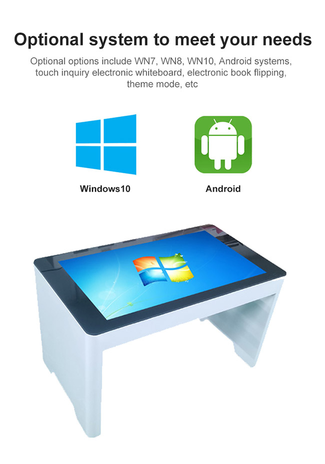 Touchscreen Interactive Smart Table LCD Advertising Display Multi Touch Screen Kiosk 
