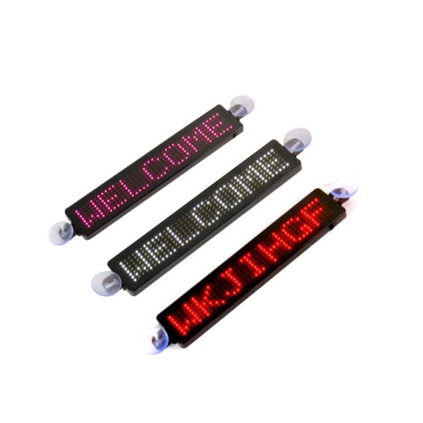Quality Remote Control Moving Advertising P6 Car Mini LED Display for sale