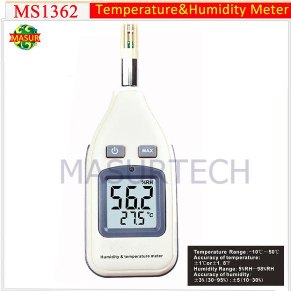 Quality Digital Humidity and Temperature gauge MS1362 for sale
