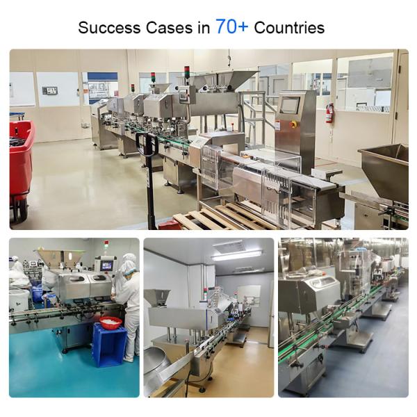 RQ-16H Gummy Counting Machine High Speed Automatic Pectin Oiled Candy Bottling